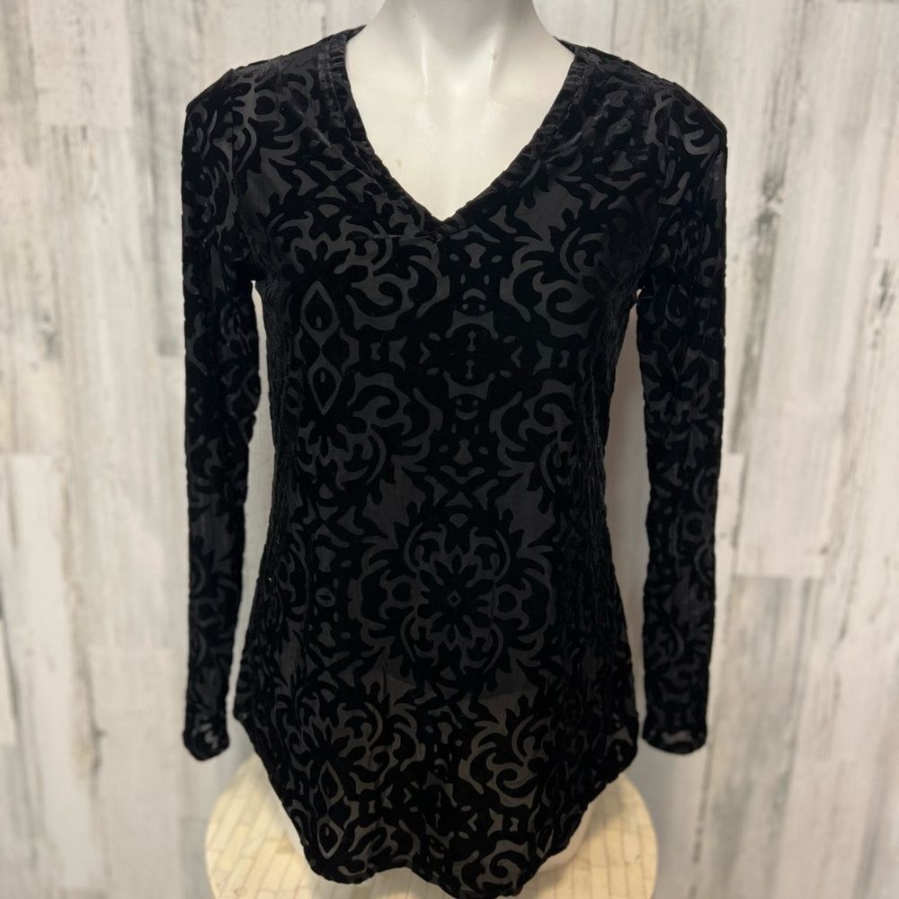 Ruff hewn Black blouse